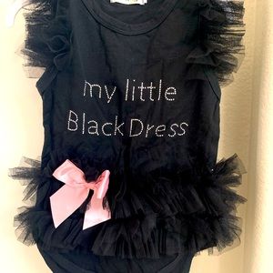 Little black dress baby onsie!!